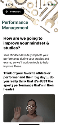 Improving Mindset & Performance